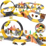 Трєк - гоночная трасса Игрушки Автомобильный набор для мальчиков Дети 2 Электромобиль  Гибкий поезд на 360 °