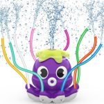 Игрушки для распыления воды - разбрызгиватель прикрепляется к садовому шлангу с 8 покачивающимися трубками