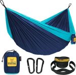 Гамак для кемпинга Портативный гамак Wise Owl Outfitters с ремнями для деревьев