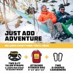 Гамак для кемпинга Портативный гамак Wise Owl Outfitters с ремнями для деревьев — изображение 5