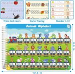 Книга для практики почерка для детей, дошкольное обучение для малышей, 40 страниц, аутизм, образование — изображение 4