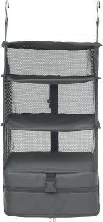 Подвесной тканевый шкаф Surblue 3 полки с 2 крючками