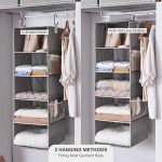 Подвесной тканевый шкаф StorageWorks 5 полок для хранения вещей — изображение 3