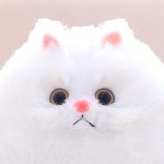 Мягкие игрушки - Толстый белый плюшевый кот- Детские плюшевые игрушки - Подарки на день рождения — изображение 2