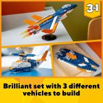 Конструктор LEGO Creator 3in1 от 7 лет (215 шт.) Постройте реактивный самолет и перестройте его в вертолет — изображение 2