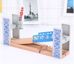 Деревянный железнодорожный мост для железнодорожных путей, 2-уровневый путепровод, совместимый — изображение 4