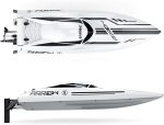 Радиоуправляемая бесколлекторная лодка Cheerwing со скоростью 30+ миль в час, большая гоночная лодка — изображение 7