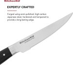 Набор из 4 кованых ножей для стейка с тройной заклепкой KitchenAid — изображение 2
