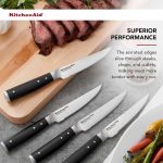 Набор из 4 кованых ножей для стейка с тройной заклепкой KitchenAid — изображение 4