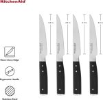 Набор из 4 кованых ножей для стейка с тройной заклепкой KitchenAid — изображение 5
