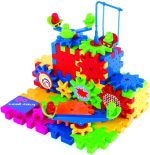 Детский конструктор - Набор игрушек Gears - Взаимосвязанные обучающие блоки 81 шт — изображение 5