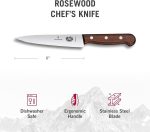 Нож шеф-повара Victorinox с ручкой из палисандра, Кухонный нож премиум-класса — изображение 4