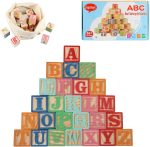 Детский конструктор - Развивающие кубики ABC для малышей 1-3 лет для укладки алфавита — изображение 7