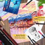 Набор для рисования с 1 книжкой-раскраской, 2 блокнота для рисования, Товары для рукоделия, 150 шт — изображение 3