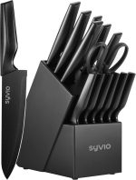 Набор кухонных ножей со встроенной точилкой syvio, 14 предметов