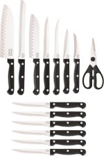 Набор кухонных ножей Chicago Cutlery Essentials из 15 предметов, набор кухонных ножей с блоком — изображение 2