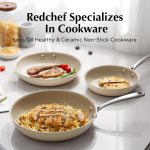Керамическая сковорода Redchef с охлаждающей ручкой для всех плит — изображение 8