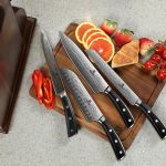 Набор кухонных ножей для кухни с блоком Piklohas, 17 предметов с магнитным держателем ножей — изображение 2