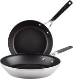 Набор сковород с антипригарным покрытием KitchenAid, 2 штуки