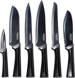 Набор столовых ножей CUISINART, набор металлических столовых ножей из 12 предметов с защитой лезвия