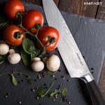 Набор кухонных ножей KNIFAST из 16 предметов с деревянным блоком, набор ножей для шеф-повара ультра острый — изображение 5