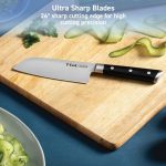 Набор кухонных ножей T-fal Ice Force с деревянным блоком из 8 предметов — изображение 5