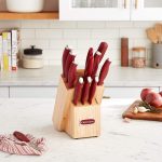 Набор кухонных ножей Cuisinart Color Pro, набор из 12 предметов с блоком — изображение 6