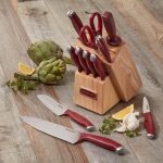 Набор кухонных ножей Cuisinart Color Pro, набор из 12 предметов с блоком — изображение 7