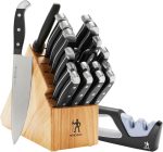 Набор ножей HENCKELS Razor-Sharp из 20 предметов с блоком и дополнительной точилкой