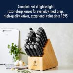Набор ножей HENCKELS Razor-Sharp из 20 предметов с блоком и дополнительной точилкой — изображение 3