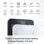 Цифровые весы Wyze Smart для измерения жира, ИМТ и мышц, потери веса — изображение 2