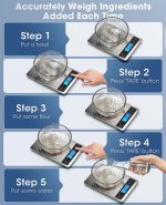 Пищевые весы Nicewell, цифровые кухонные весы на 10 кг — изображение 4