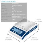 Цифровые прецизионные аналитические весы Seattle Alki 15 кг x 0,1 г — изображение 5