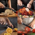 Набор кухонных ножей PrinChef, набор из 19 предметов для кухни с акриловой подставкой — изображение 5