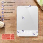 Цифровые весы для кухни водонепроницаемые Etekcity Luminary Lite до 10 кг — изображение 7