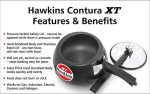Скороварка Hawkins с твердым анодированным покрытием, совместимая с индукционной плитой 3 л — изображение 3
