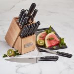 Набор столовых ножей CUISINART, набор ножей из 15 предметов со стальными лезвиями для точной резки — изображение 4