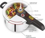 Скороварка Tefal, посуда из нержавеющей стали, 6 л — изображение 3