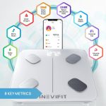 Интеллектуальные весы для определения жира Inevifit, высокоточный цифровой Bluetooth-анализатор состава тела — изображение 2