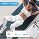 Интеллектуальные весы для определения жира Inevifit, высокоточный цифровой Bluetooth-анализатор состава тела — изображение 3