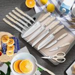 Набор ножей шеф-повара Kuisine с блоком для ножей со встроенной точилкой (15 предметов) — изображение 4