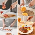 Набор ножей шеф-повара Kuisine с блоком для ножей со встроенной точилкой (15 предметов) — изображение 5