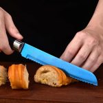 Набор кухонных ножей для шеф-повара WopZra с блоком точилкой — изображение 7