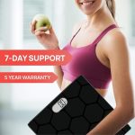 Весы для ванной комнаты Inevifit высокоточные цифровые весы напольные — изображение 3