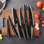 Набор кухонных ножей Kuisine 15 шт., набор ножей для шеф-повара со встроенной точилкой — изображение 7