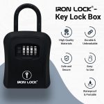 Ключница навесная  для дома водонепроницаемая ‎Iron Lock — изображение 4