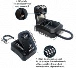 Ключница навесная  для дома водонепроницаемая ‎Iron Lock — изображение 5