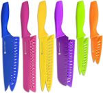 Набор кухонных ножей с цветовой кодировкой ColorSlice 6 ножей с антипригарным покрытием