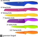 Набор кухонных ножей с цветовой кодировкой ColorSlice 6 ножей с антипригарным покрытием — изображение 2
