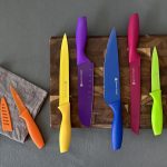 Набор кухонных ножей с цветовой кодировкой ColorSlice 6 ножей с антипригарным покрытием — изображение 3